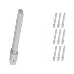 Voordeelpak 10x Osram Dulux S 9W 840 | Koel Wit - 2-Pin