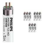 Voordeelpak 10x Philips TL5 HO 24W 840 (MASTER) | 55cm - Koel Wit