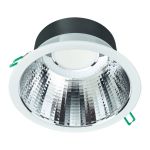 Philips LED Downlight Coreline DN142B Aluminium Wit 19.2W 2300lm 60D - 840 Koel Wit | Zaagmaat 200mm - IP54 - UGR<19
