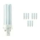 Voordeelpak 10x Philips PL-C 10W 830 2P (MASTER) | Warm Wit - 2-Pin