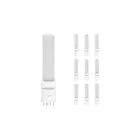 Voordeelpak 10x Noxion Lucent LED PL-S EM 4.5W 830 | Warm Wit - 4-Pin - Vervangt 9W