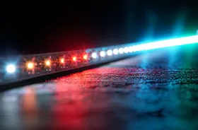 Lichtgevende RGB LED strip